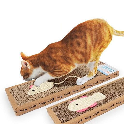 Feline Paw-Some Corrugated Scratcher Toy