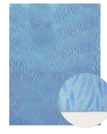 Glistening Ocean Blue Glitter Fabric: Unleash Your Creative Glamour