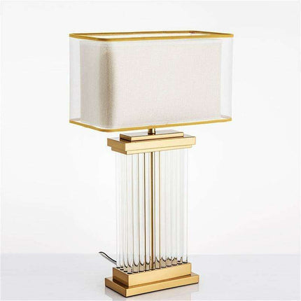 Scandinavian Chic: Contemporary LED Rectangular Table Lamp for Stylish Home Illumination