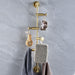 Adjustable Solid Brass Wall Mounted Coat Hooks - Elegant Hook Rack with Multiple Options