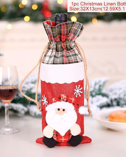 Holiday Cheer Wine Bottle Dress: Celebrate in Festive Elegance