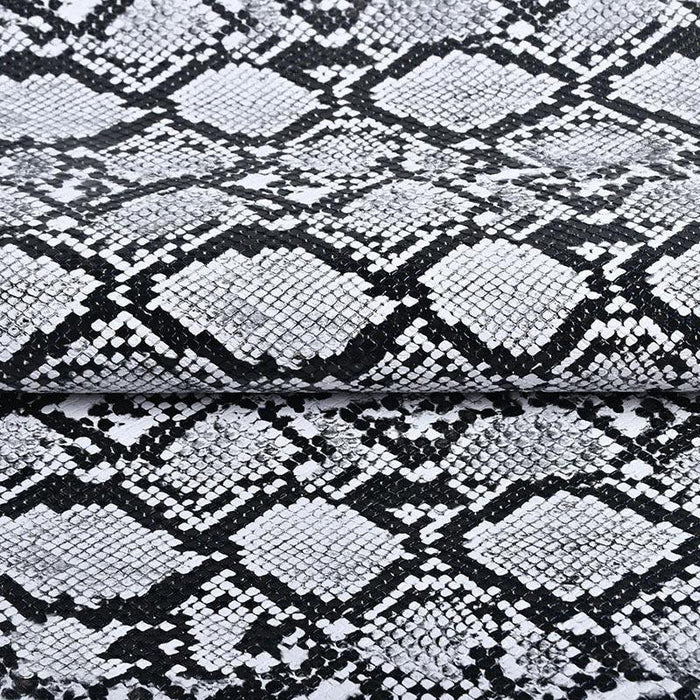 Snake Texture Crafters' Dream: Synthetic Leather Fabric - 25*34cm