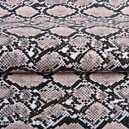 Faux Snake Skin Leather Craft Fabric - Elevate Your Creations!