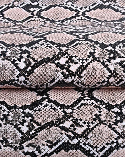 Faux Snake Skin Leather Craft Fabric - Elevate Your Creations!
