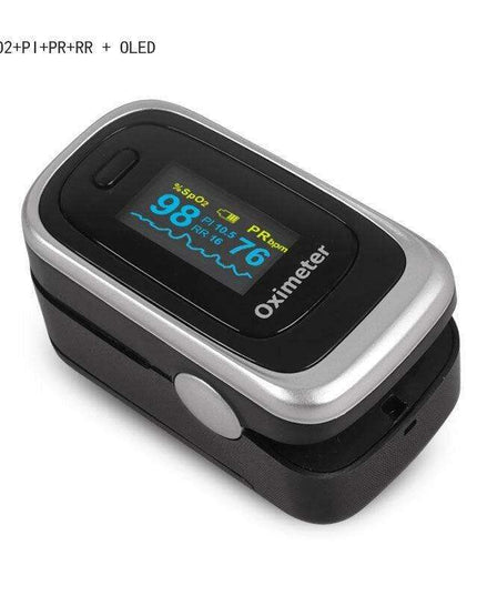 Compact Dual-Color OLED Finger Pulse Oximeter for Accurate Health Tracking