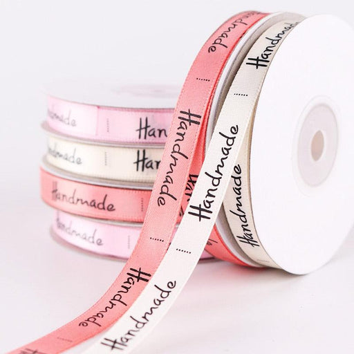5 Yards Handmade Printed Polyester Ribbon: Versatile Elegance for DIY Projects