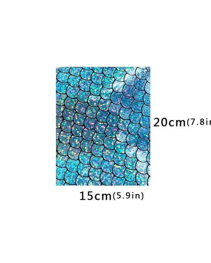 Holographic Mermaid Faux Leather - Ultimate DIY Essential for Creators