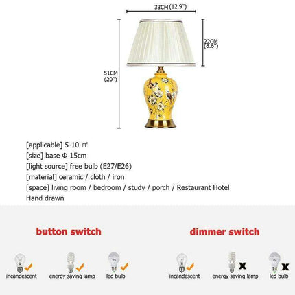 Elegant Ceramic Table Lamps for Stylish Home Lighting