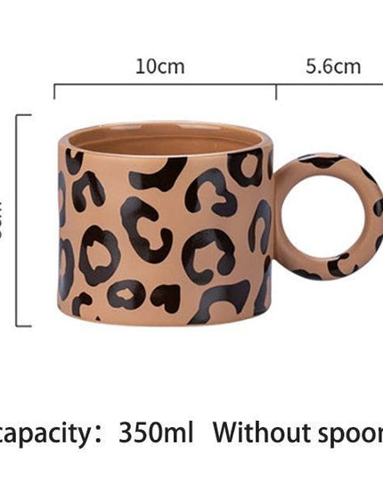 Whimsical Animal Ceramic Mug Set with Matching Spoon - Elevate Your Drinking Moments