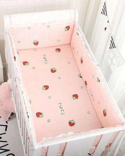 5-Piece Cotton Luxury Baby Crib Bedding Set for Deluxe Slumber