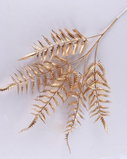 Gilded Maple Leaf Branch - Elegant Home & Office Decor Statement Piece