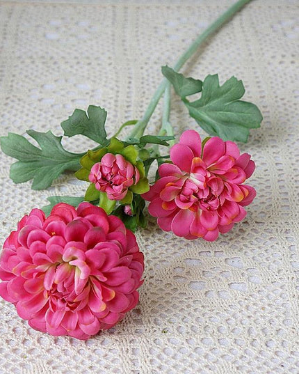 Lifelike Premium Dahlia Floral Arrangement - Sophisticated Artificial Decor