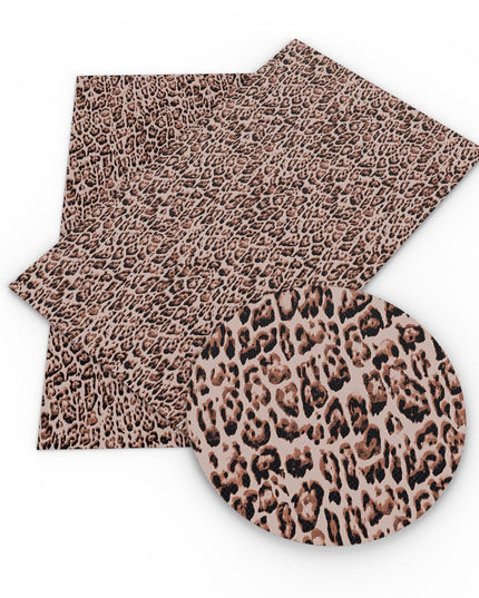 Trendy Leopard Print Synthetic Leather: Elevate Your DIY Style