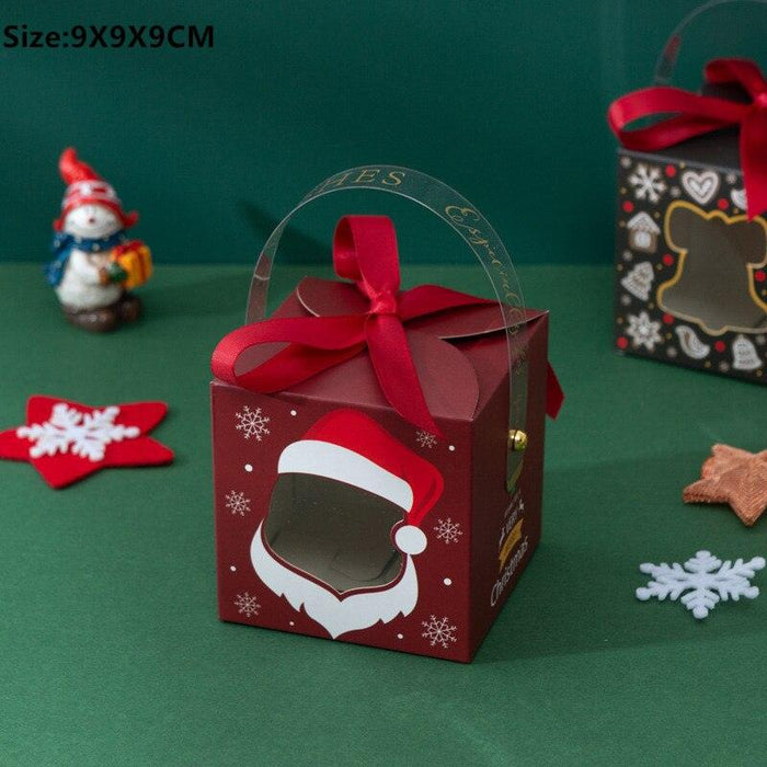 Christmas Cheer: Santa's Whimsical Candy Cottage Décor and Gift Box Set