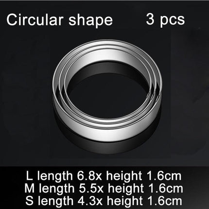 Transform Your Baking with the 3-Piece Stainless Steel Cookie Cutter Set