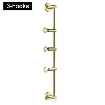Elegant Solid Brass Coat Hooks for Stylish Home Organization