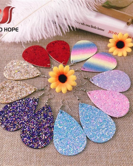 Sparkling Rainbow Luxury Vinyl Leather Fabric - Essential for Creative Crafters