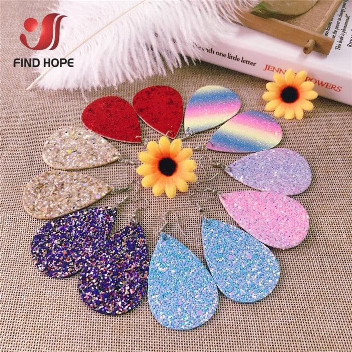 Sparkling Rainbow Luxury Vinyl Leather Fabric - Essential for Creative Crafters