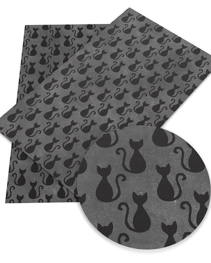 Spooky Vibes Halloween Faux Leather Crafting Sheets - 20x33cm