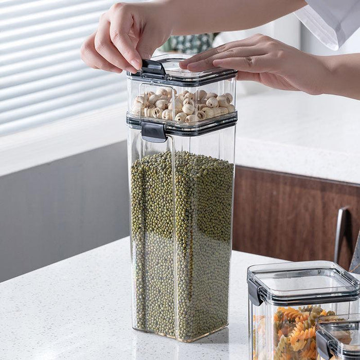 Space-Saving Stackable Kitchen Containers for Fresh Food Storage