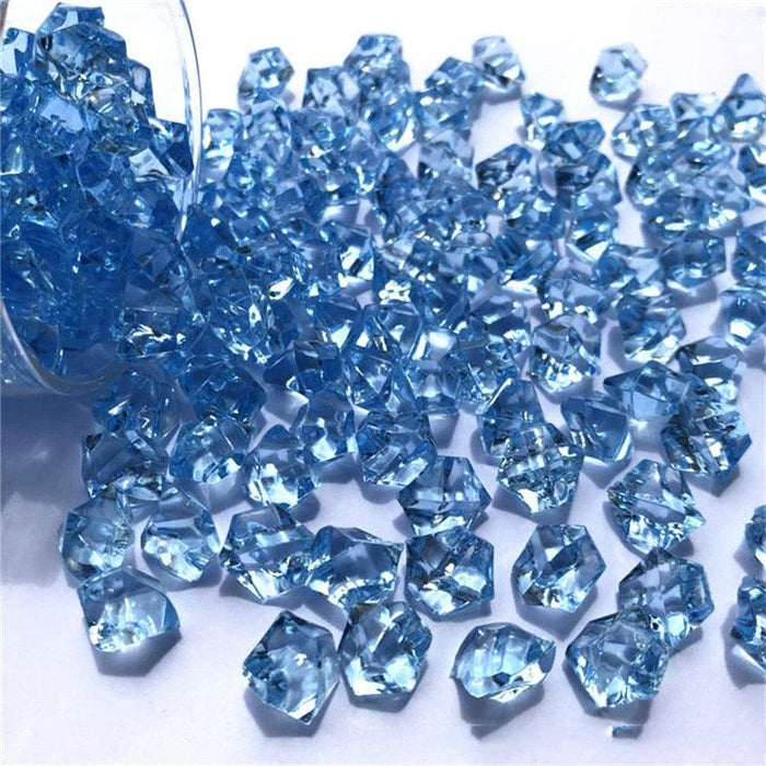 150-Piece Vibrant Acrylic Crystal Stones Set for Home Decor and Crafting