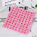 Tray of 81 PCS Soap Roses Dia.3.5 CM Happy Valentine's Day Gifts Sending Paper Gift Box Inside Fillers