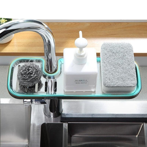Sink Organizer Set with Innovative Punch-Free Design