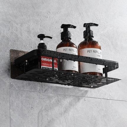 Stylish Wall-Mounted Space Aluminum Shower Organizer: Premium Bathroom Caddy