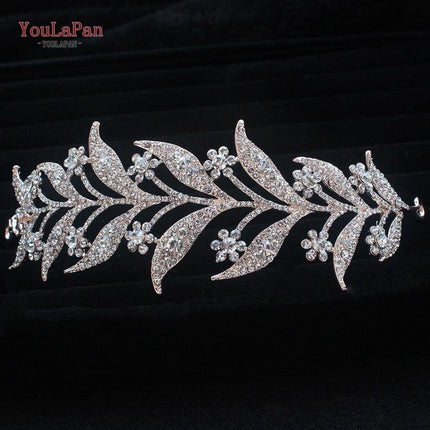 Glamorous Indian Bridal Rhinestone Tiara and Floral Hairpiece Collection for Wedding Splendor