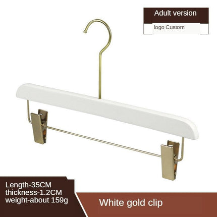 Personalized Non-Slip Wooden Hangers for Weddings: Customizable Elegance for Brides and Bridesmaids