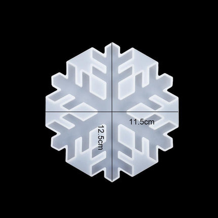 Charming Snowflake DIY Craft Set for Unique Christmas Jewelry and Ornaments