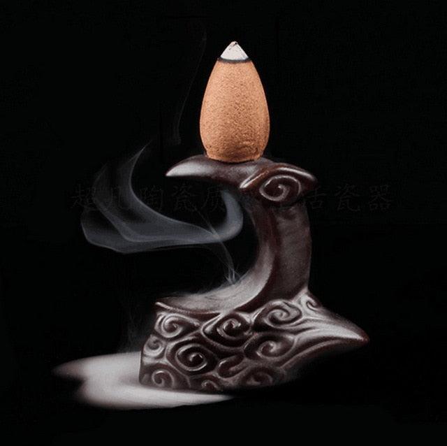 Lotus Serenity Incense Waterfall Fountain