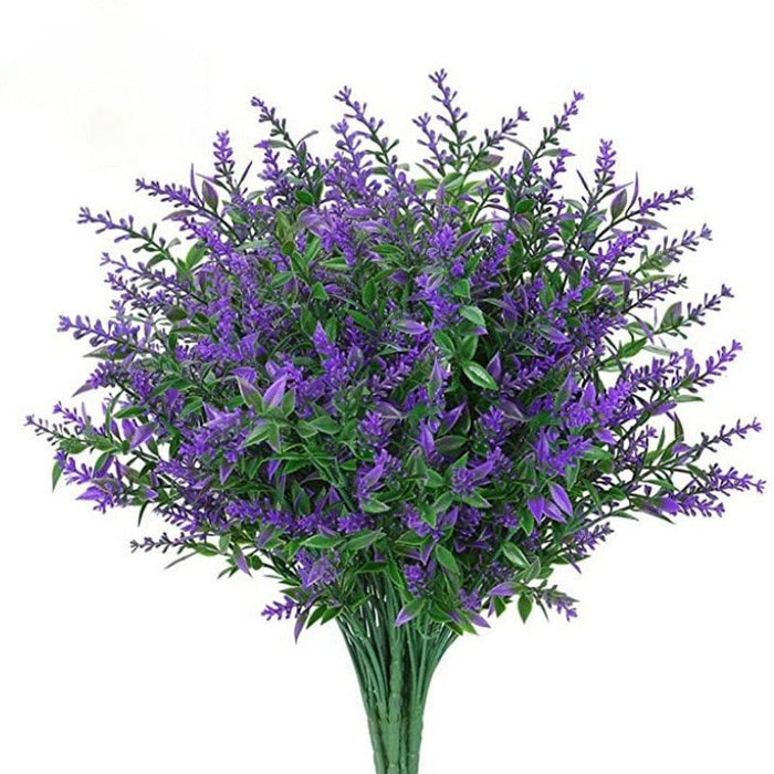 Lavender Bliss: Faux Floral Elegance - Captivating Beauty