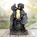 Vintage Kids Resin Garden Fountain Figurine with Timeless Allure