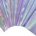 Sparkling Purple Faux Leather Fabric for Creative Crafting