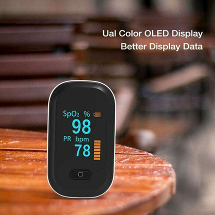 Premium OLED Finger Pulse Oximeter with Enhanced Display for Accurate Health Evaluation