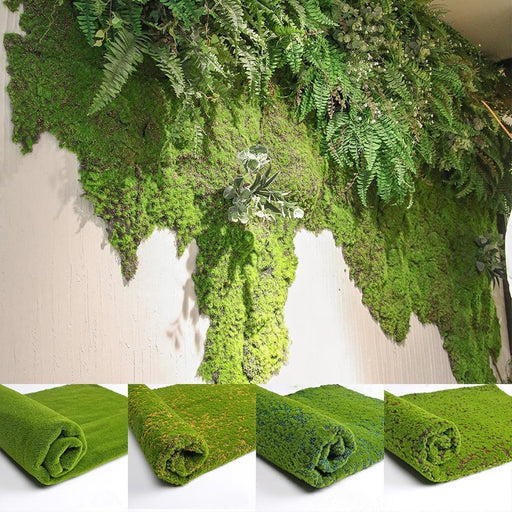 Products 1x1m Simulation Artificial Moss Grass Turf Mat Wall Green Plants DIY Home Lawn Mini Garden Micro Landscape Decoration - Très Elite