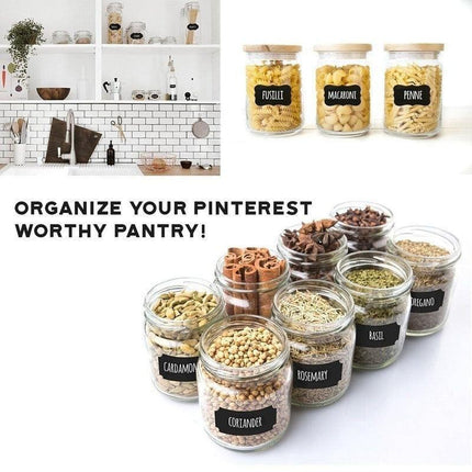 Elegant Kitchen Storage Labels for Organized Living