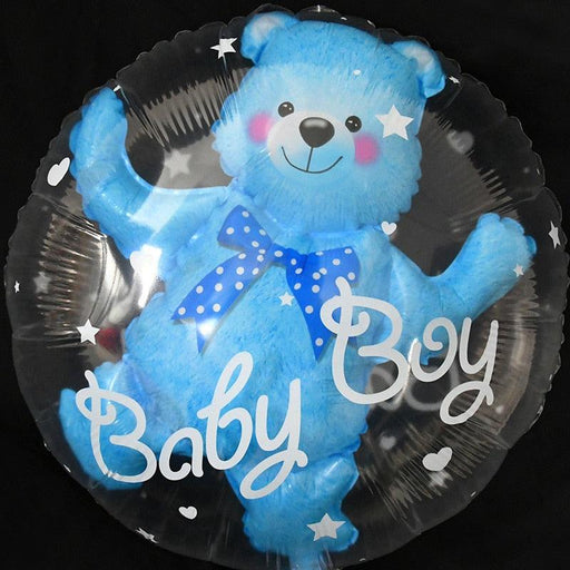 Baby Shower Transparent Baby Boy Girl Bear Bubble Decoration - Très Elite
