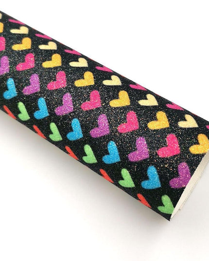 Iridescent Rainbow Sparkle Fabric Sheets - Perfect for Creative DIY Projects