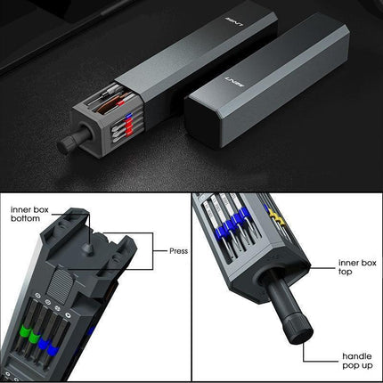 45-Piece Magnetic Precision Screwdriver Toolkit - Essential Repair Companion