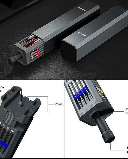 45-Piece Magnetic Precision Screwdriver Toolkit - Essential Repair Companion