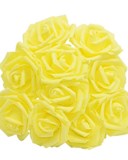 Elegant Faux Rose Bouquet Set - Choose from 10/20/30 Pieces