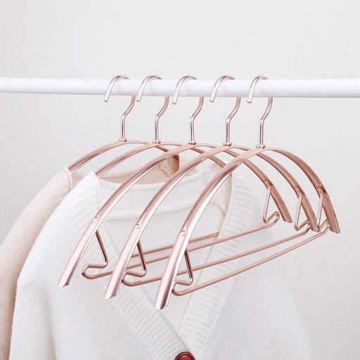 5-Piece Sleek Aluminum Alloy Wardrobe Hanger Kit