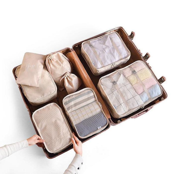 Travel Smart: Versatile 8/6/1-Piece Organizer Set for Effortless Packing