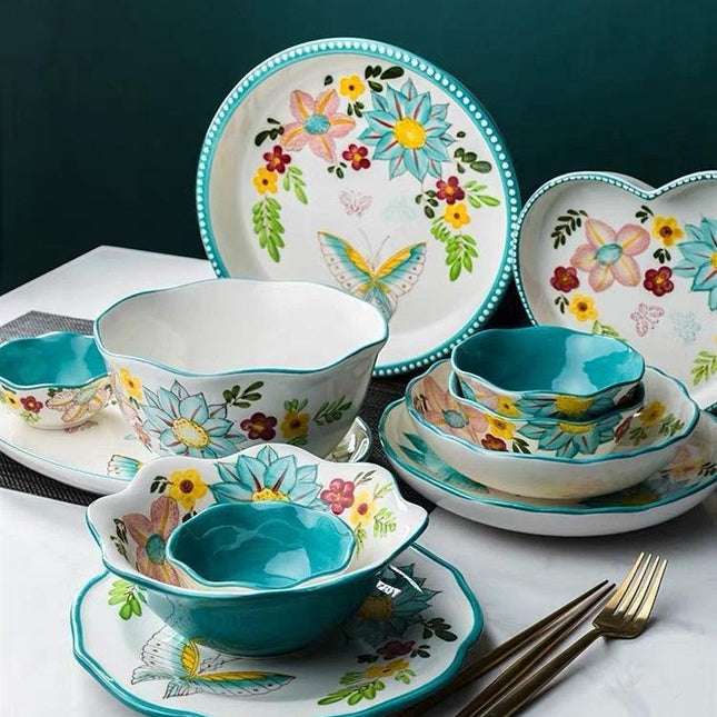 Nordic Elegance Ceramic Dining Set: Elevate Your Culinary Experience