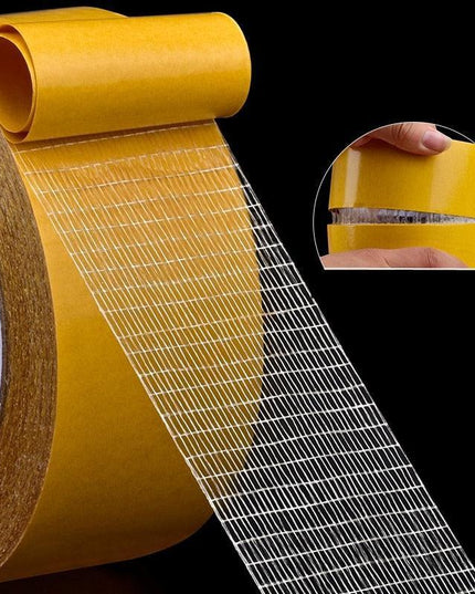 High-Strength Double-Sided Grid Fiber Adhesive Tape for Versatile Bonding