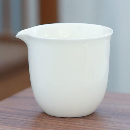 Experience the Elegance of Handcrafted Mutton Fat Jade Tea Cup - A Luxurious Addition to Your Tea Ritual