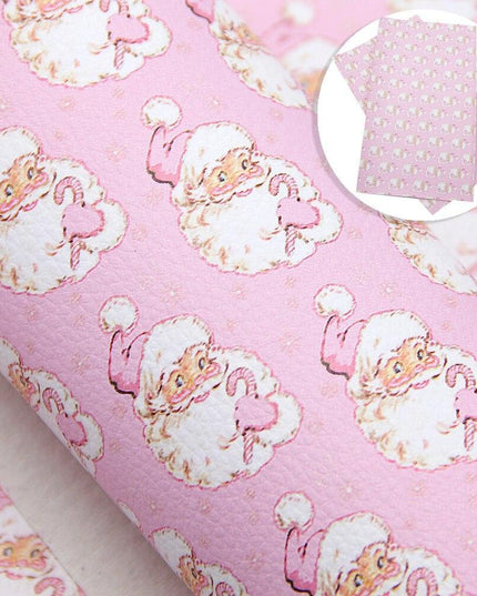 Christmas Blossom Synthetic Leather Craft Sheets - Craft Your Holiday Magic!