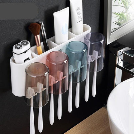 Family-Friendly Toothbrush Holder - Ultimate Bathroom Organizer for Shared Spaces